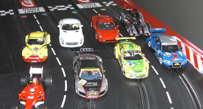 Carrerabahn Fahrzeuge: Formel 1, DTM, GT3, Le Mans, Straßenfahrzeuge, Audi, BMW, Mercedes, Porsche