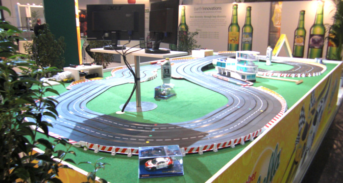4spurige Carrerabahn Sonderanfertigung | Messestand
