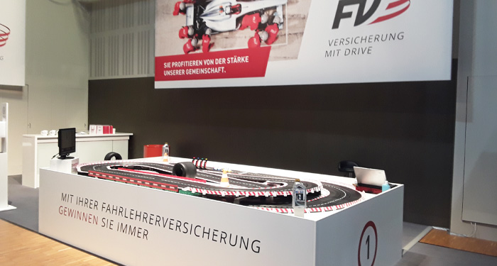 Carrerabahn Sonderanfertigung | Estrel_Berlin | Messestand
